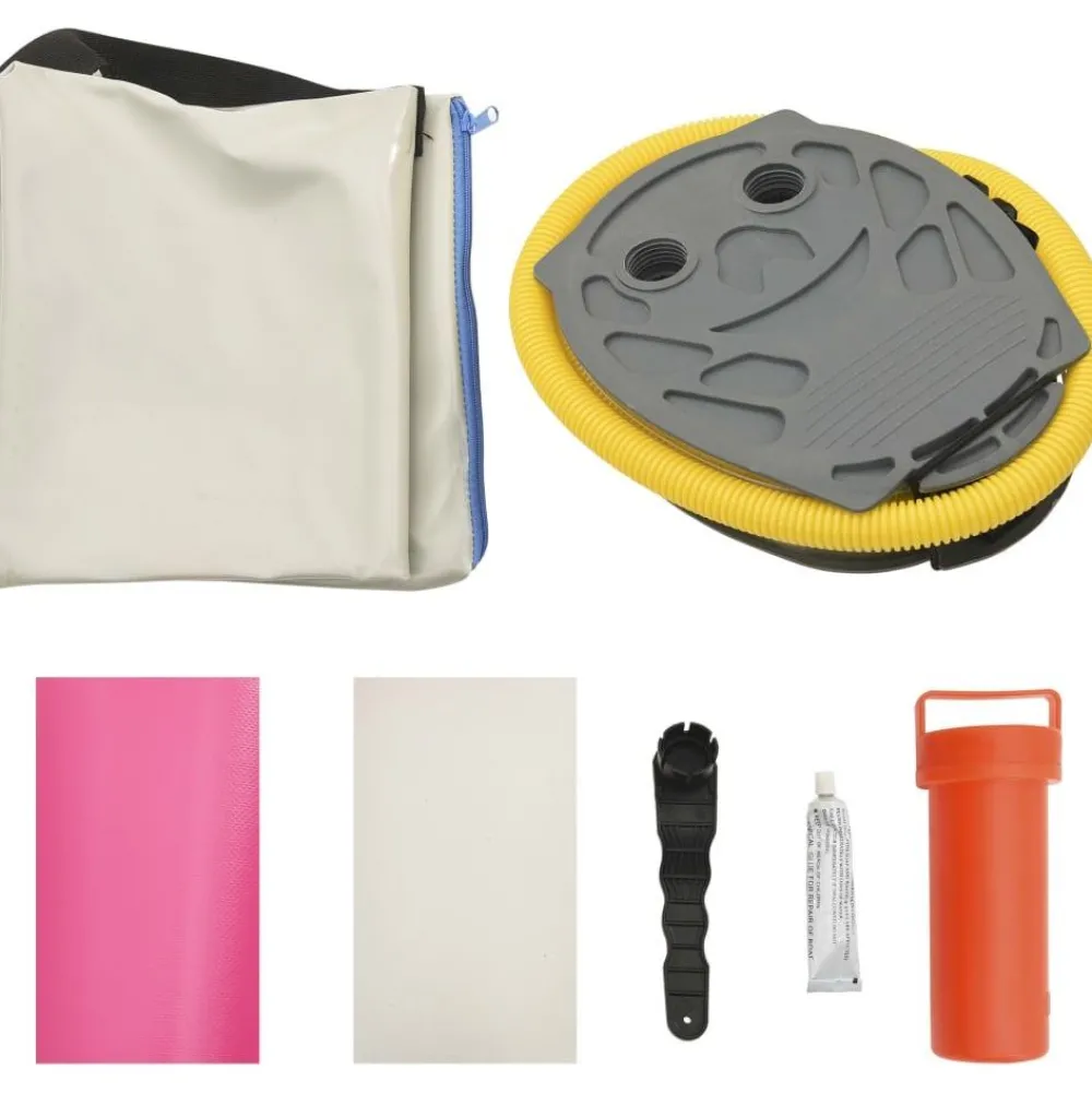 Discount Täytettävä voimistelumatto pumpulla 100x100x15 cm PVC pinkki Airtrack Ilmavolttipatjat|Kehonhuolto
