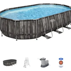 Best Uima-allassetti Steel Pro MAX, 610x366x122cm, ovaali Uima-Altaat