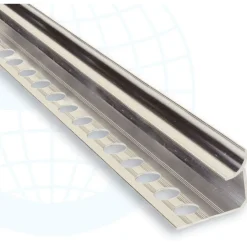 Ulkokulmapala puolipyöreään sisäkulmalistaan alumiini e-191a, 9mm, eri värejä*Euroshrink New