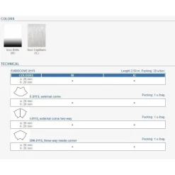 Ulkokulmapala sisäkulmalistaan rst e-211s, 26mm, eri värejä*Euroshrink Discount