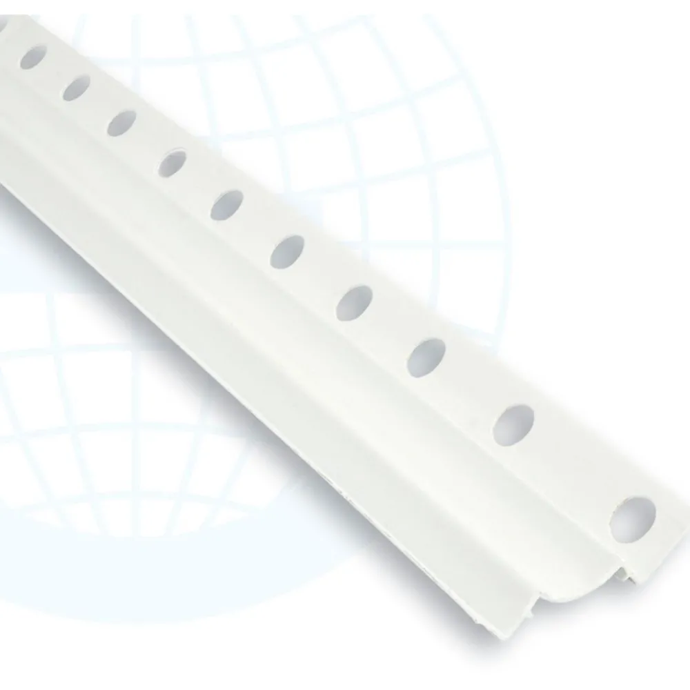 Ulkokulmapala sisäkulmalistaan pvc e-210, 10mm, valkoinen*Euroshrink Clearance