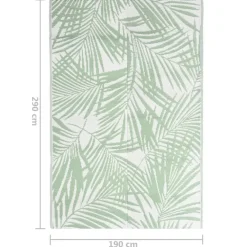Ulkomatto vihreä 190x290 cm PP (16910) Terassimatot