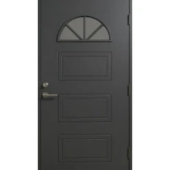 Outlet Ulko-ovi Kaari 9-10x21 karmi 115 mm RR23 tummanharmaa Ulko-Ovet