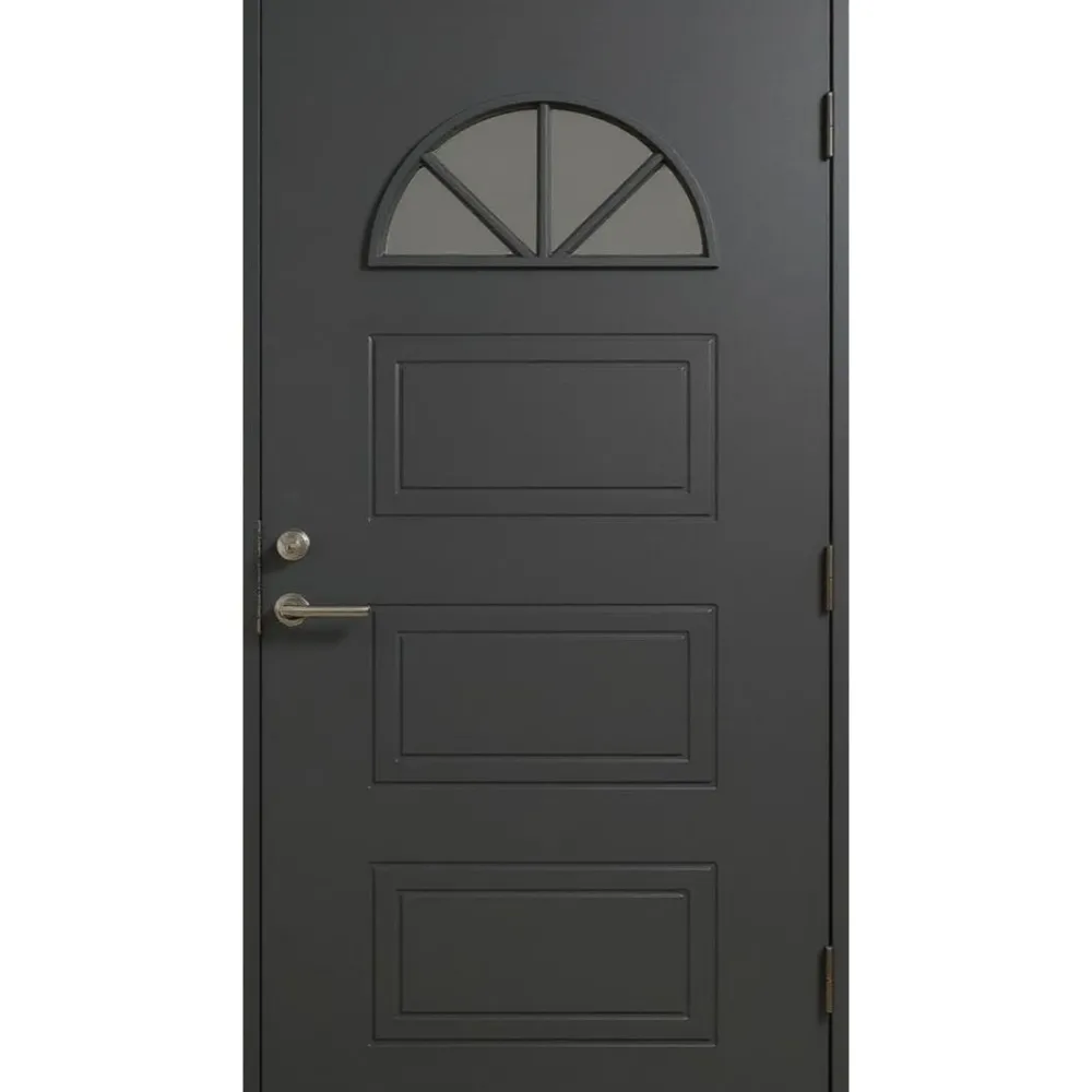 Outlet Ulko-ovi Kaari 9-10x21 karmi 115 mm RR23 tummanharmaa Ulko-Ovet