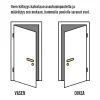 Ulko-ovi 9x21 UO11 oikea*Wicco Outlet