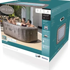 Ulkoporeallas Lay-Z-Spa Rome Ultrafit Smart Airjet, 6 hlöä, 140 suutinta*Bestway New