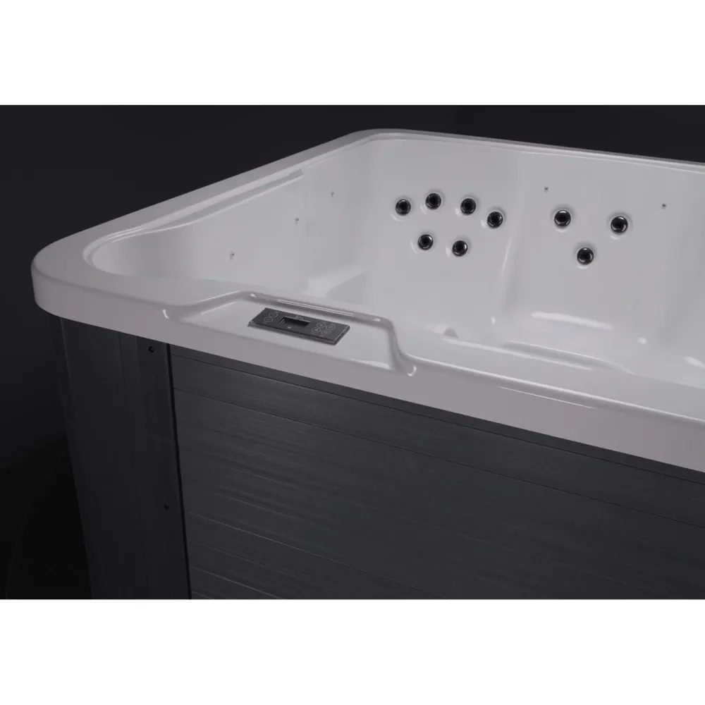 Clearance Ulkoporeallas Comfort Garden Aurora, 5 hlöä, 29 suutinta, harmaa/valkoinen Ulkoporealtaat