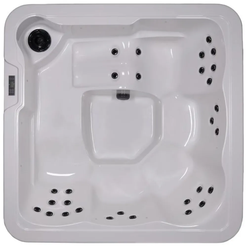 Clearance Ulkoporeallas Comfort Garden Aurora, 5 hlöä, 29 suutinta, harmaa/valkoinen Ulkoporealtaat