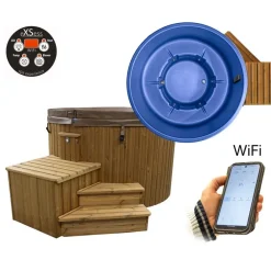 Ulkoporeallas TopSpa xs Wifi 6 hlöä brown/azul blue*SpaDealers Sale