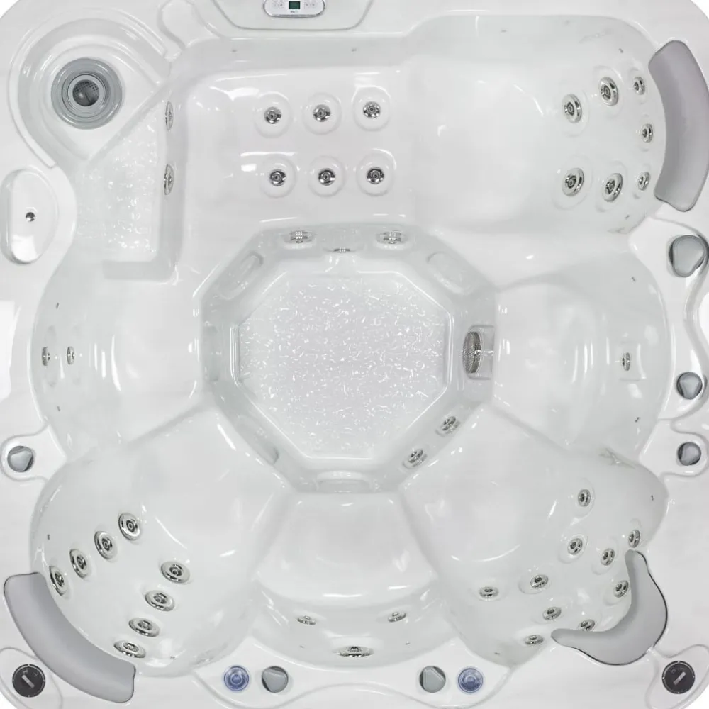 Ulkoporeallas Jupiter Ice White, 6 hlöä, 46 suutinta, harmaa/valkoinen*Wellis Sale