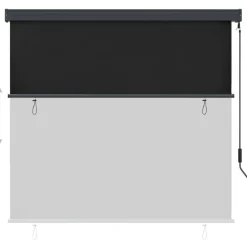 Ulkorullaverho 160x250 cm antrasiitti*FinePRICE