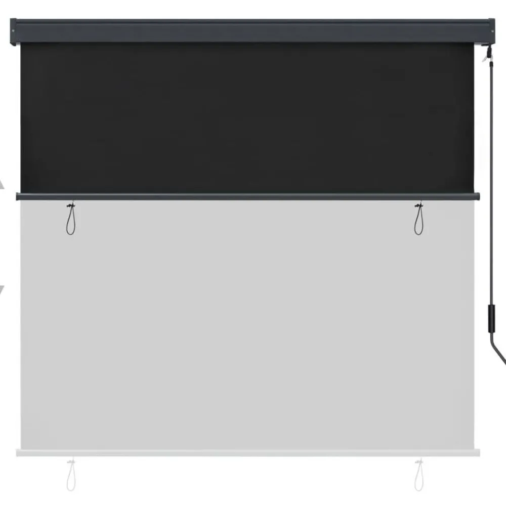 Ulkorullaverho 160x250 cm antrasiitti*FinePRICE