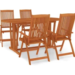 Ulkoruokailuryhmä, eukalyptus, eri kokoja*FinePRICE Clearance