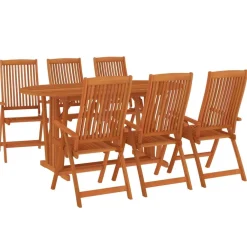 Ulkoruokailuryhmä, eukalyptus, eri kokoja*FinePRICE Clearance