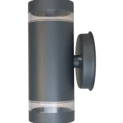 Ulkoseinävalaisin Alppila XL-W max 2x35W GU10 225x115x121 mm IP44 antrasiitti*Airam Best