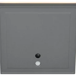 Ulkoseinävalaisin Fortaleza LED 14x14cm ladattava liike- ja hämärätunnistin antrasiitti*Trio New