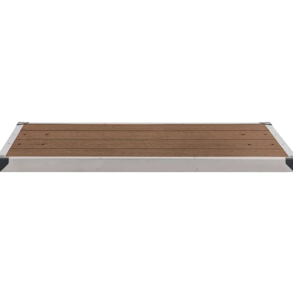 Discount Ulkosuihkualusta WPC ruostumaton teräs 110x62 cm ruskea Suihkualtaat