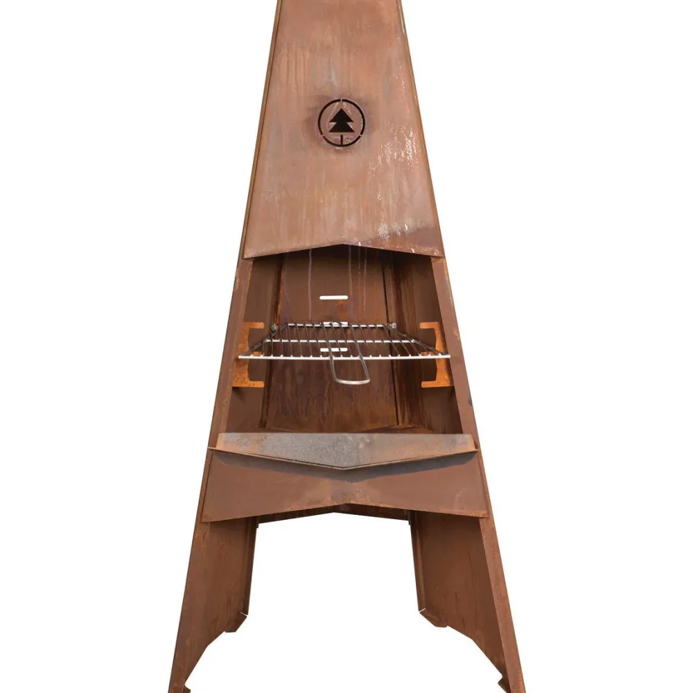 Clearance Ulkotakka 120, 120cm, corten-teräs Pihatakat