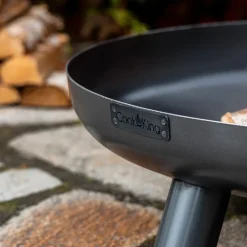 Clearance Ulkotulisija CookKing Bali, Ø60cm, teräs, musta Pihatakat