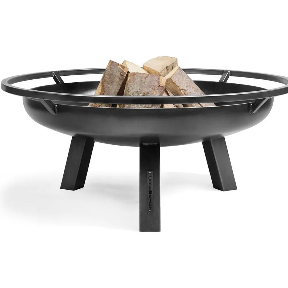 Ulkotulisija CookKing Porto, Ø60cm, teräs, musta Pihatakat