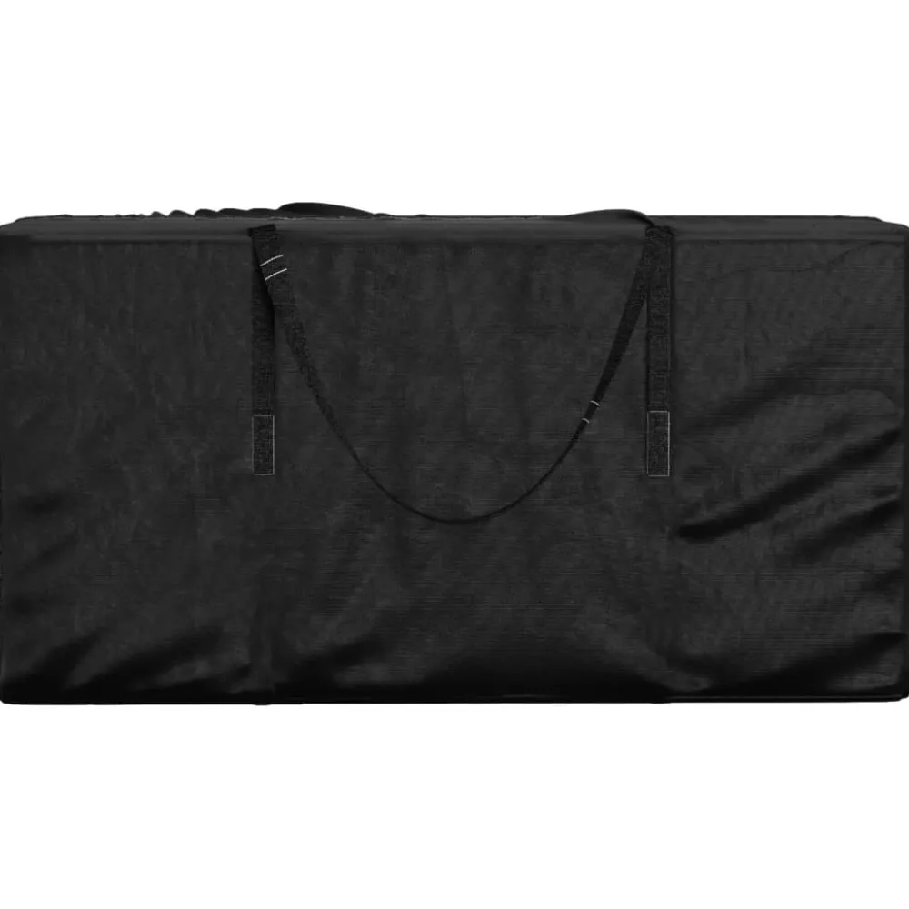 Ulkotyynyjen säilytyskassi musta 150x75x75 cm polyeteeni*FinePRICE Clearance