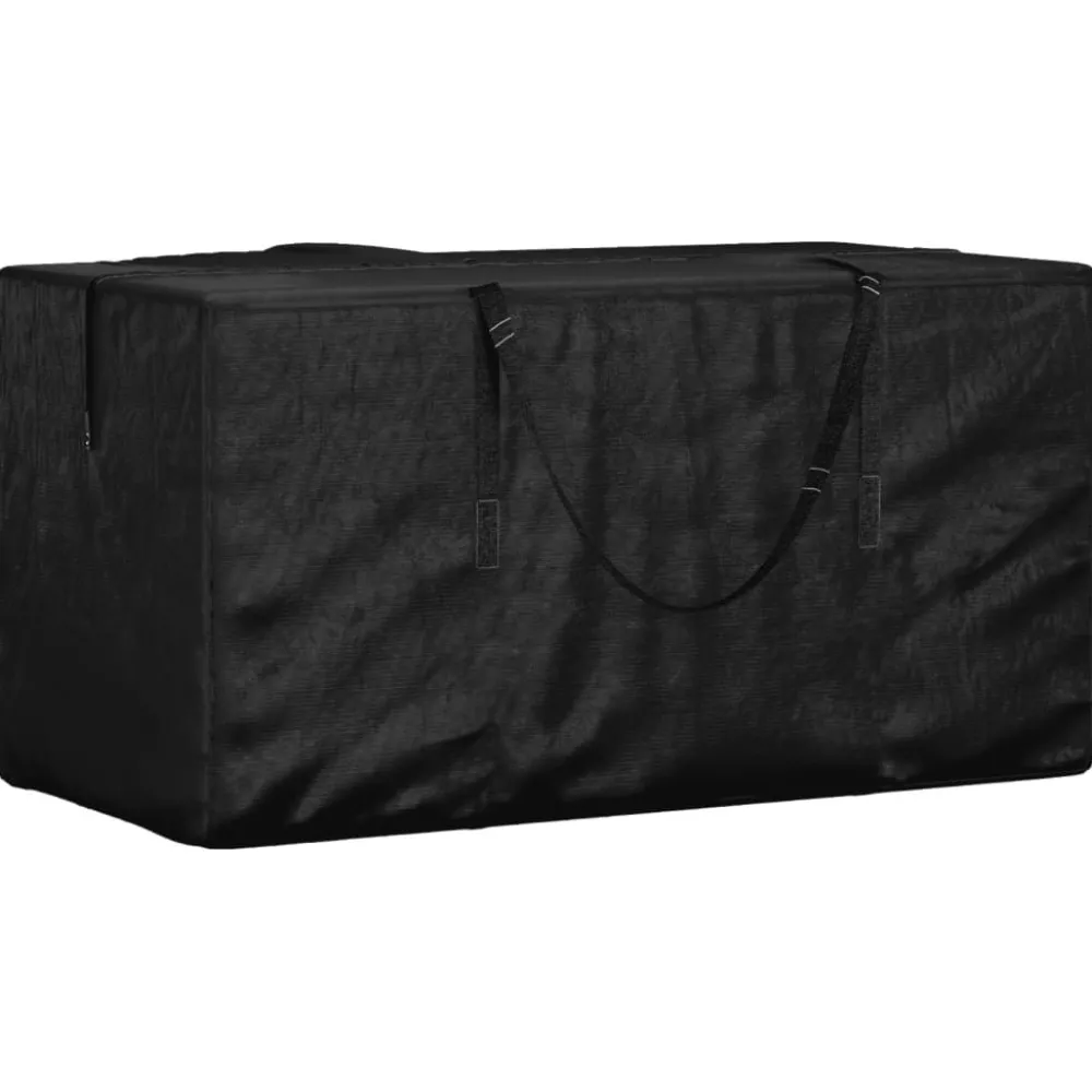 Ulkotyynyjen säilytyskassi musta 150x75x75 cm polyeteeni*FinePRICE Clearance