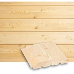Ulkoverhouspaneeli Arctic Outdoor UTV 23x145x4000mm, lehtikuusi, puuvalmis Puutavara