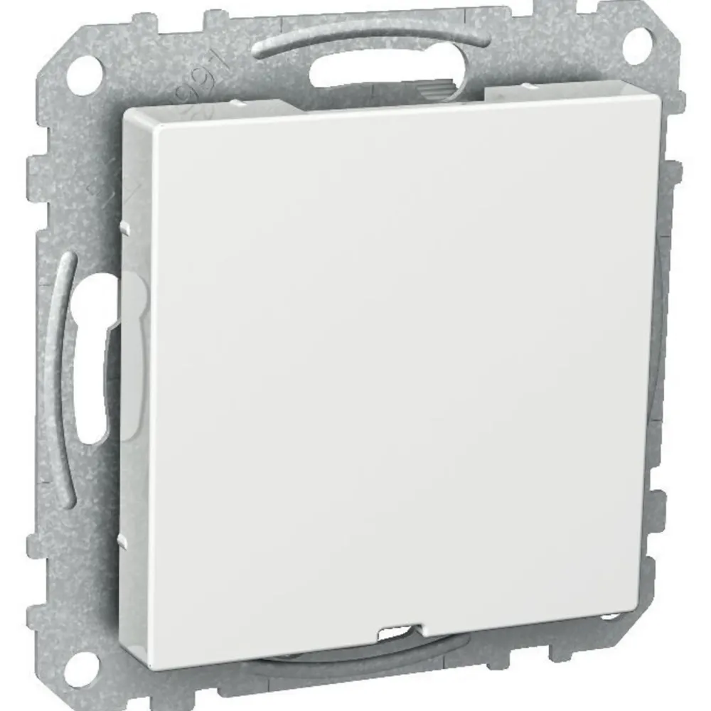 Umpikeskiölevy valkoinen Exxact*Schneider Electric Clearance
