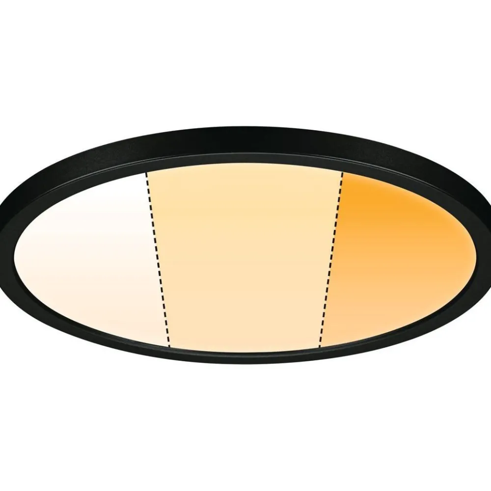 New Upotettava LED-paneeli VariFit Areo, IP44, Ø23cm, 16W, säädettävä värilämpötila, eri värejä Led-Paneelit