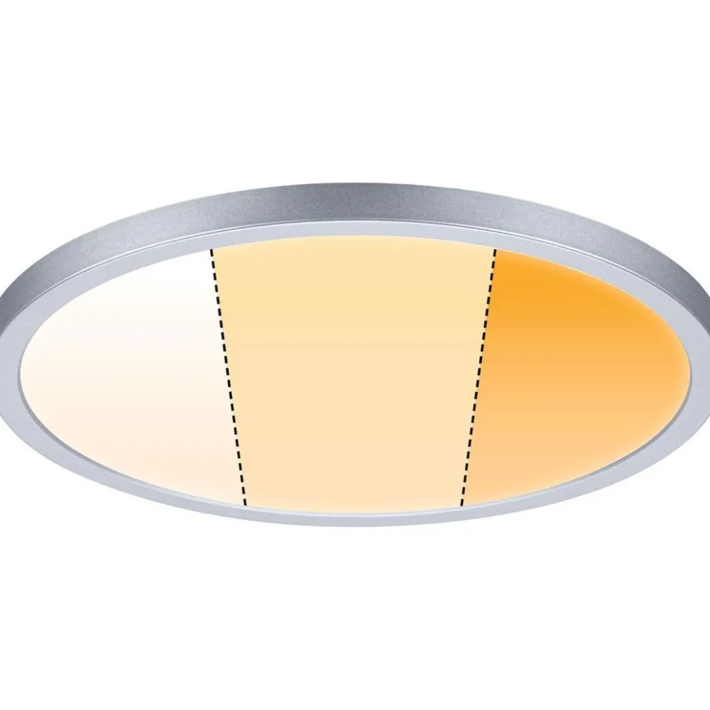New Upotettava LED-paneeli VariFit Areo, IP44, Ø23cm, 16W, säädettävä värilämpötila, eri värejä Led-Paneelit