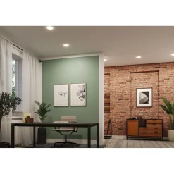 Outlet Upotettava LED-paneeli Veluna, IP44, Ø12.5cm, 8.5W, 3000K, satiini Led-Paneelit