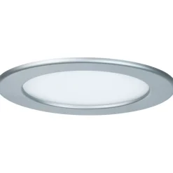 Upotettava LED-paneeli , IP44, Ø17cm, 12W, 4000K, mattakromi Led-Paneelit
