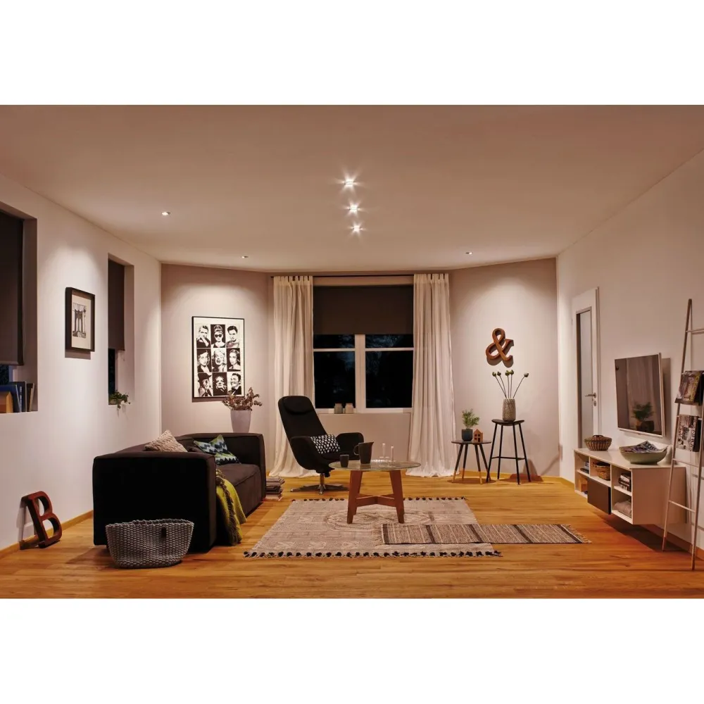Upotettava LED-valaisin Calla, 3kpl, IP65, Ø90mm, 6W, 530lm, 4000K, eri värejä*Paulmann