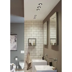 Online Upotettava LED-valaisin Calla, 10kpl, IP65, Ø90mm, 6W, 500lm, 4000K, mattamusta Kattovalaisimet|Alasvalot