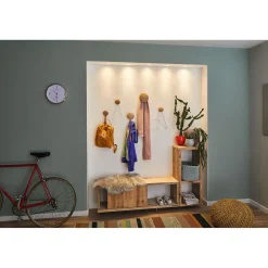 New Upotettava LED-valaisin Nova Mini Coin Rigid, 3kpl, IP44, Ø65mm, 4W, 310lm, 2700K, eri värejä Alasvalot