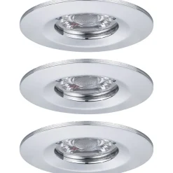 New Upotettava LED-valaisin Nova Mini Coin Rigid, 3kpl, IP44, Ø65mm, 4W, 310lm, 2700K, eri värejä Alasvalot