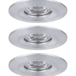 New Upotettava LED-valaisin Nova Mini Coin Rigid, 3kpl, IP44, Ø65mm, 4W, 310lm, 2700K, eri värejä Alasvalot