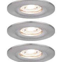 New Upotettava LED-valaisin Nova Mini Coin Rigid, 3kpl, IP44, Ø65mm, 4W, 310lm, 2700K, eri värejä Alasvalot