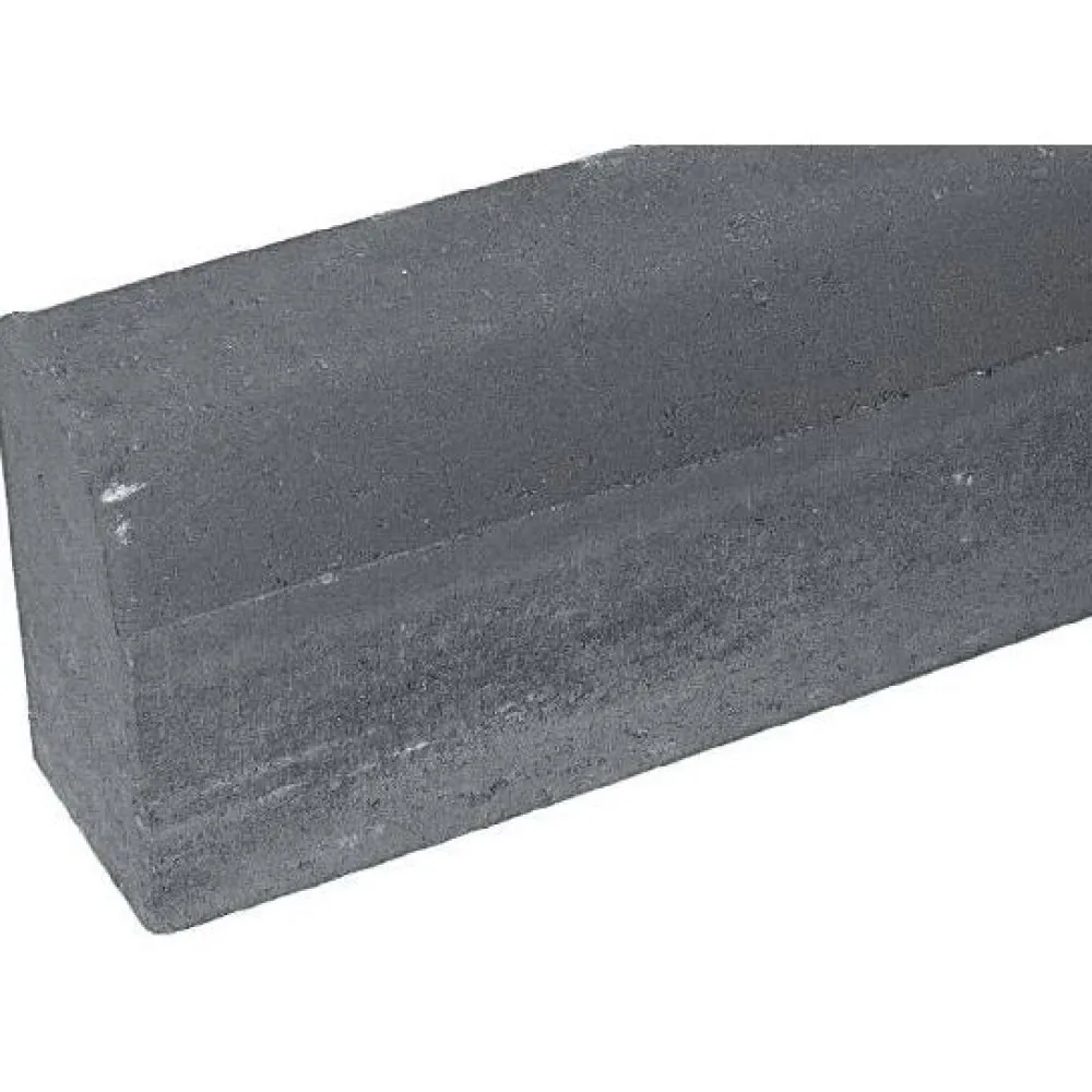Upotettava reunakivi H1 suora 1000x170x300 mm sileä harmaa*Rudus Outlet