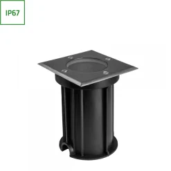 New Uppovalaisin Lukka Connect GU10 IP67 108x108x140mm harmaa Terassivalot|Terassivalot Ja Maavalot