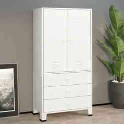 Best Vaatekaappi 90cm metalli eri värejä Vaatekaapit