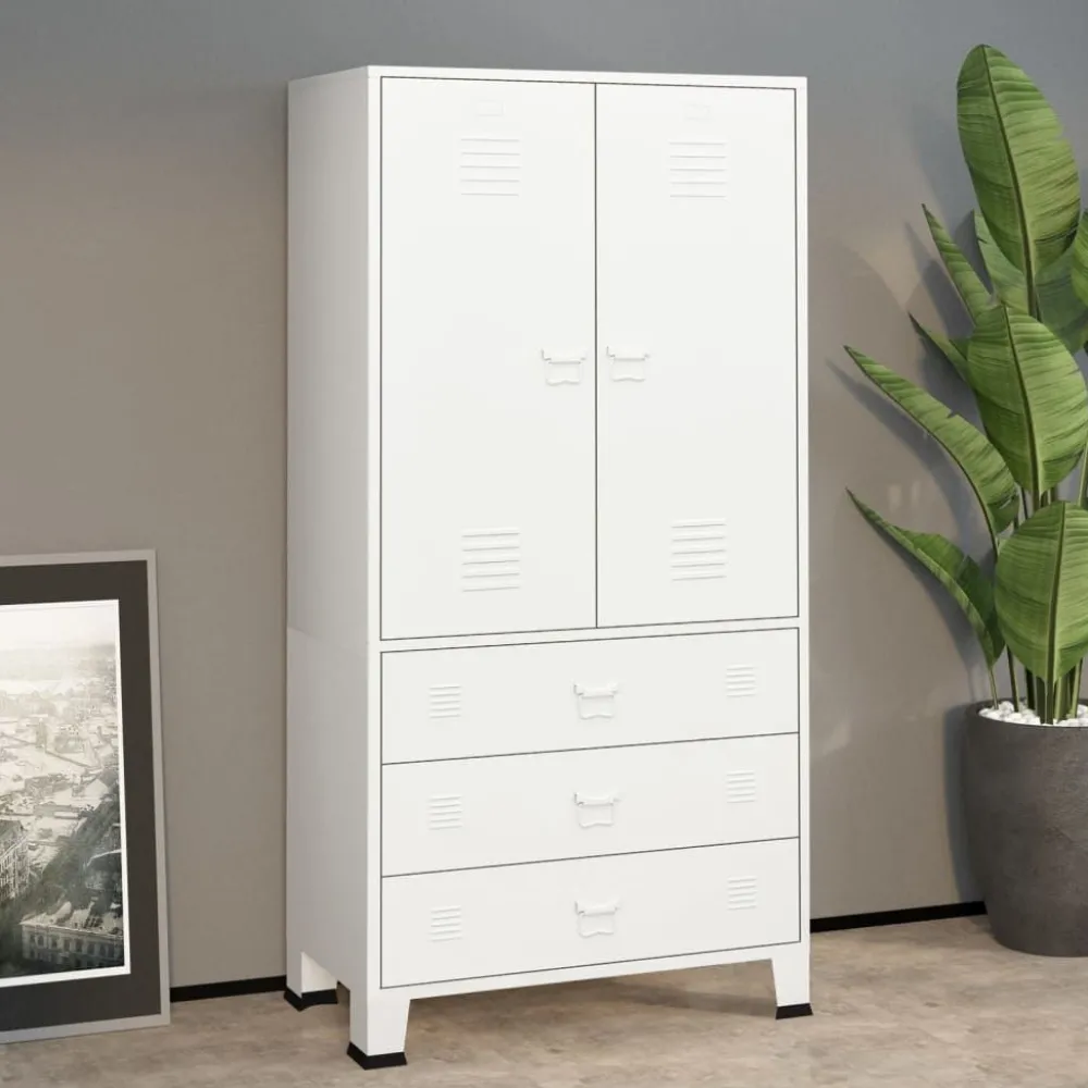 Best Vaatekaappi 90cm metalli eri värejä Vaatekaapit