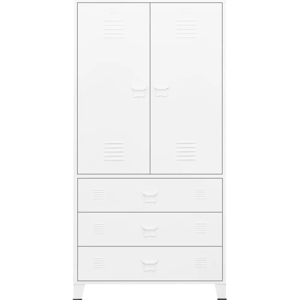 Best Vaatekaappi 90cm metalli eri värejä Vaatekaapit