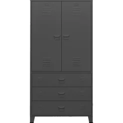 Best Vaatekaappi 90cm metalli eri värejä Vaatekaapit