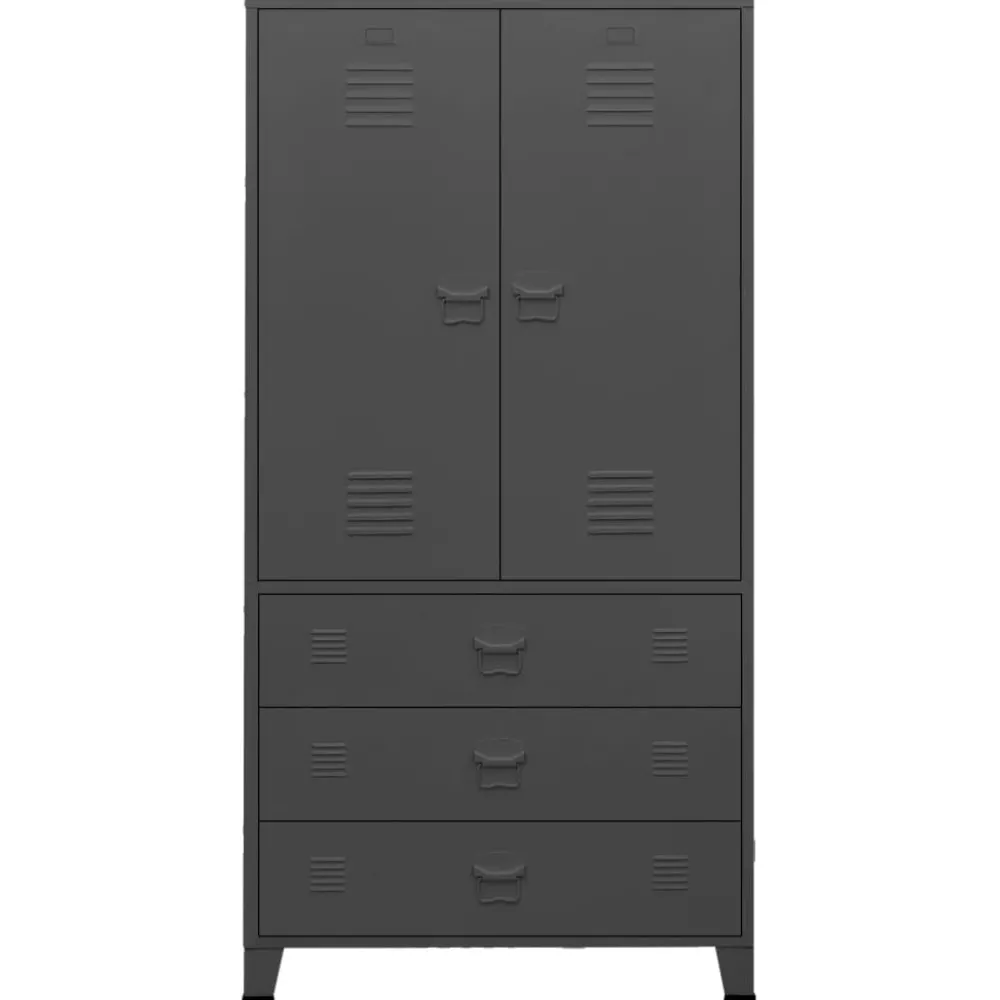 Best Vaatekaappi 90cm metalli eri värejä Vaatekaapit