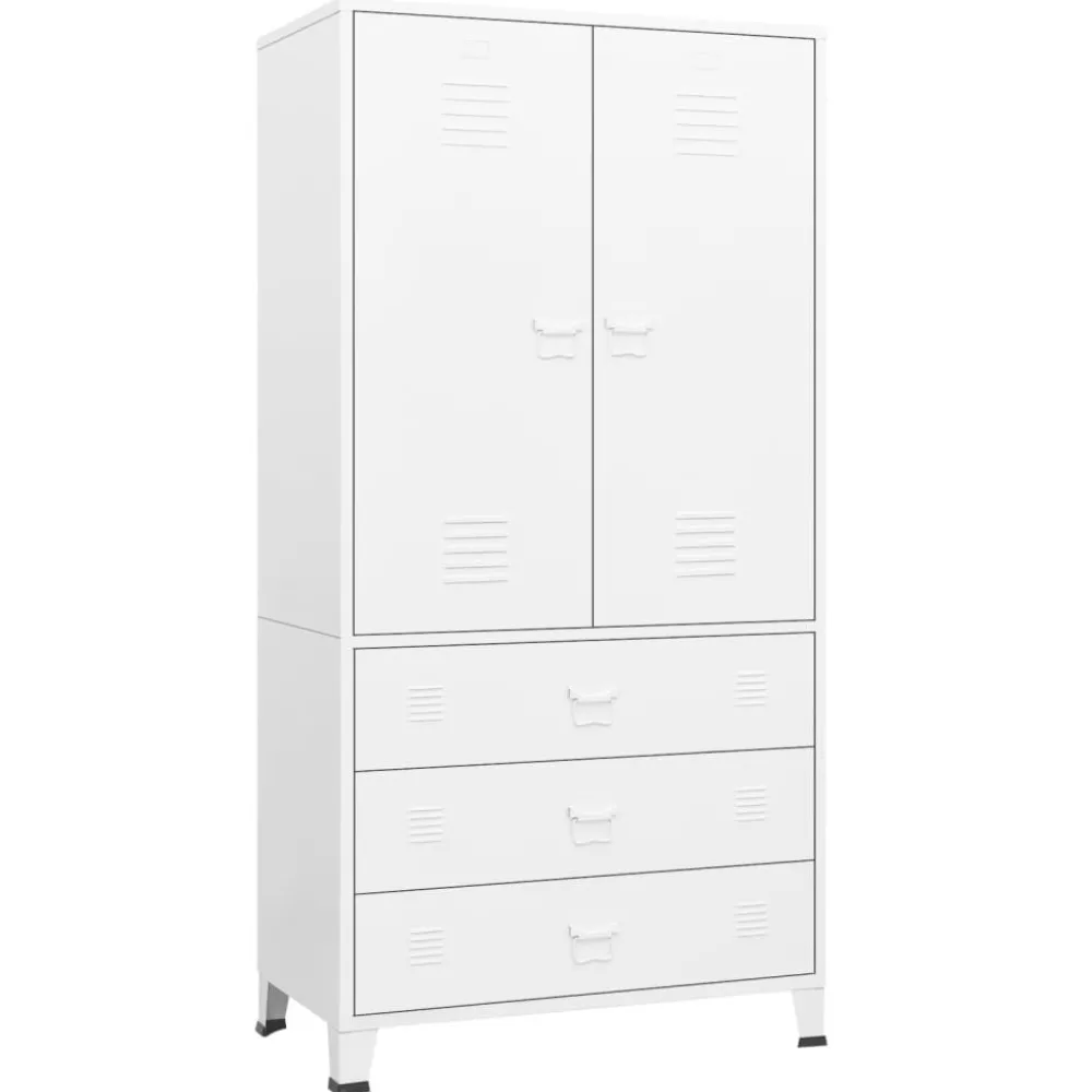 Best Vaatekaappi 90cm metalli eri värejä Vaatekaapit