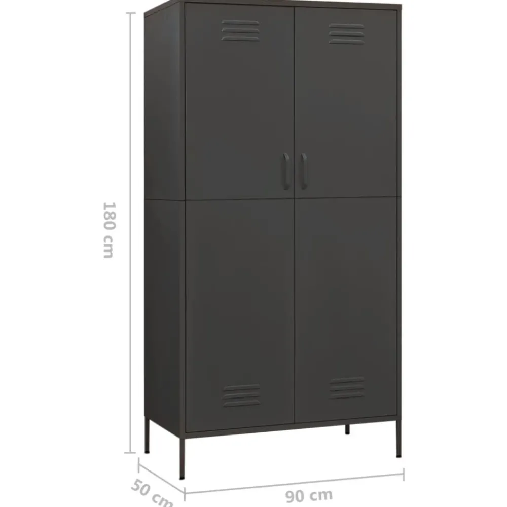 Vaatekaappi 90cm teräs eri värejä*FinePRICE Hot