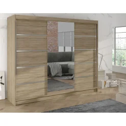 New Vaatekaappi DERBY VI, eri värivaihtoehtoja Liukuovikaapit|Vaatekaapit