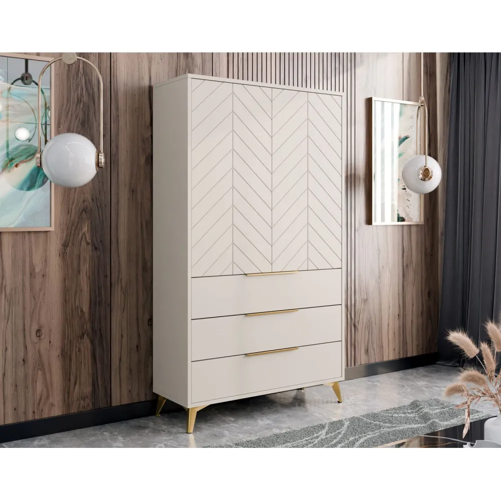 Sale Vaatekaappi 2D3SZ XYLIX, beige (0643) Vaatekaapit