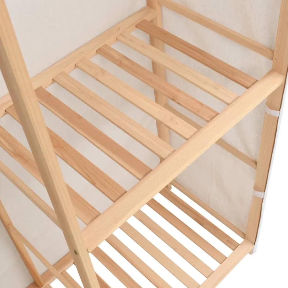 Discount Vaatekaappi 3 hyllyä 110cm Vaatekaapit